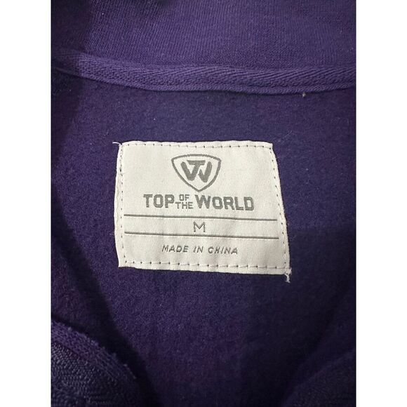 NWT Williams Purple Fleece Quarter Zip, Size Medium - Picture 3 of 4